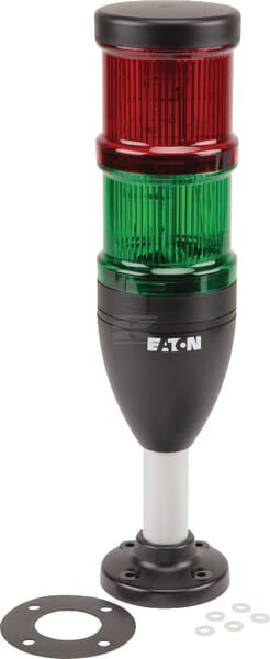 Signalsäule + LED 24 V rot/grün komplett