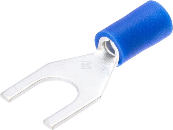 Gabelklemme, blau 5mm - 1,5-2,5mm² (6)