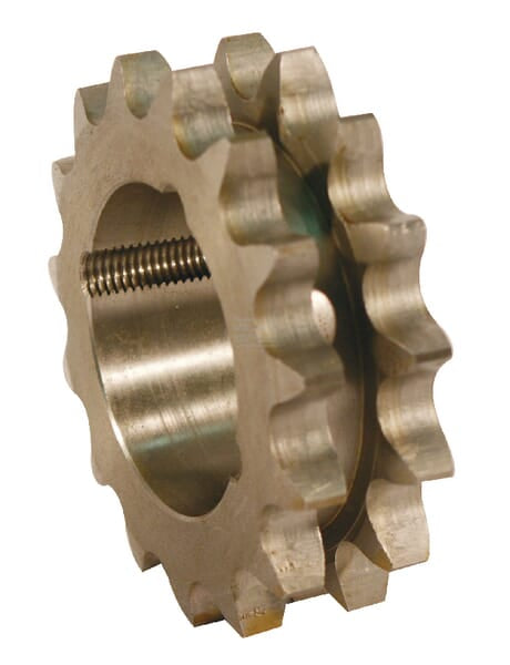 Kettenrad Duplex 23 Zähne 3/4" Kette 12 B-2 für Taperlock-Buchse 2517 Kramp