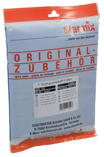 Filter Starmix FSS 1200 Schaum