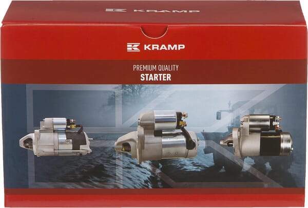 Anlasser, 12 V, 3,1 kW, 9 Zähne, Kramp