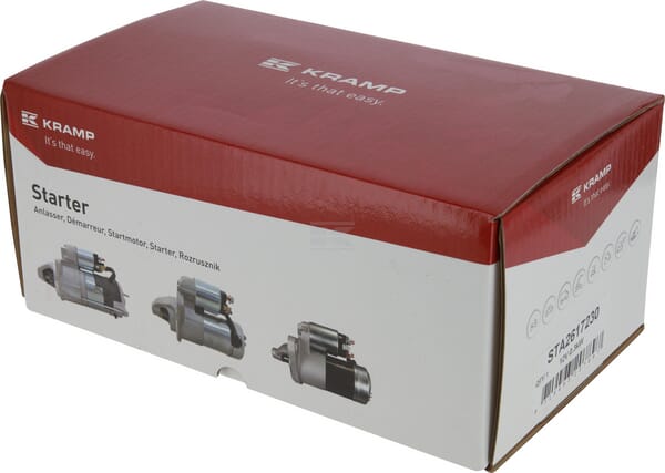 Anlasser 12V, 0,3kW, 9-zähnig, CW