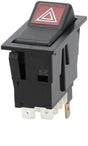 Wippschalter, I-0, 12V, 7-polig, Warnblinkanlage