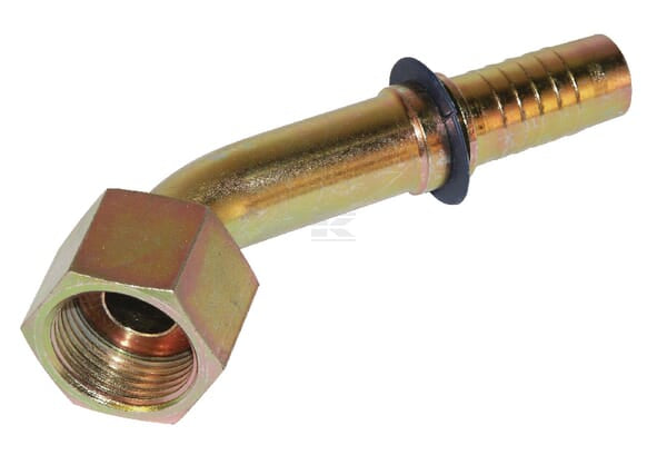 Pressarmatur DN25-1"7/16 ORFS-45°
