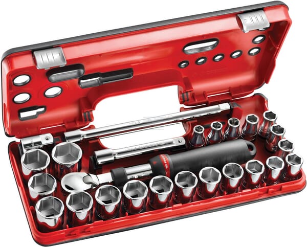 25-tlg Steckschlüsselsatz 1/2"