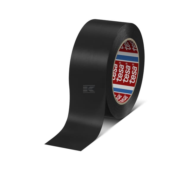 Klebeband,Premium, PVC, permanent, schwarz, 33 m x 50 mm, TesaFLEX®