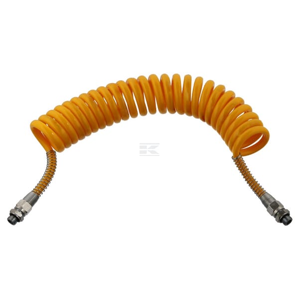 Spiralluftschlauch M16x1,5 gelb