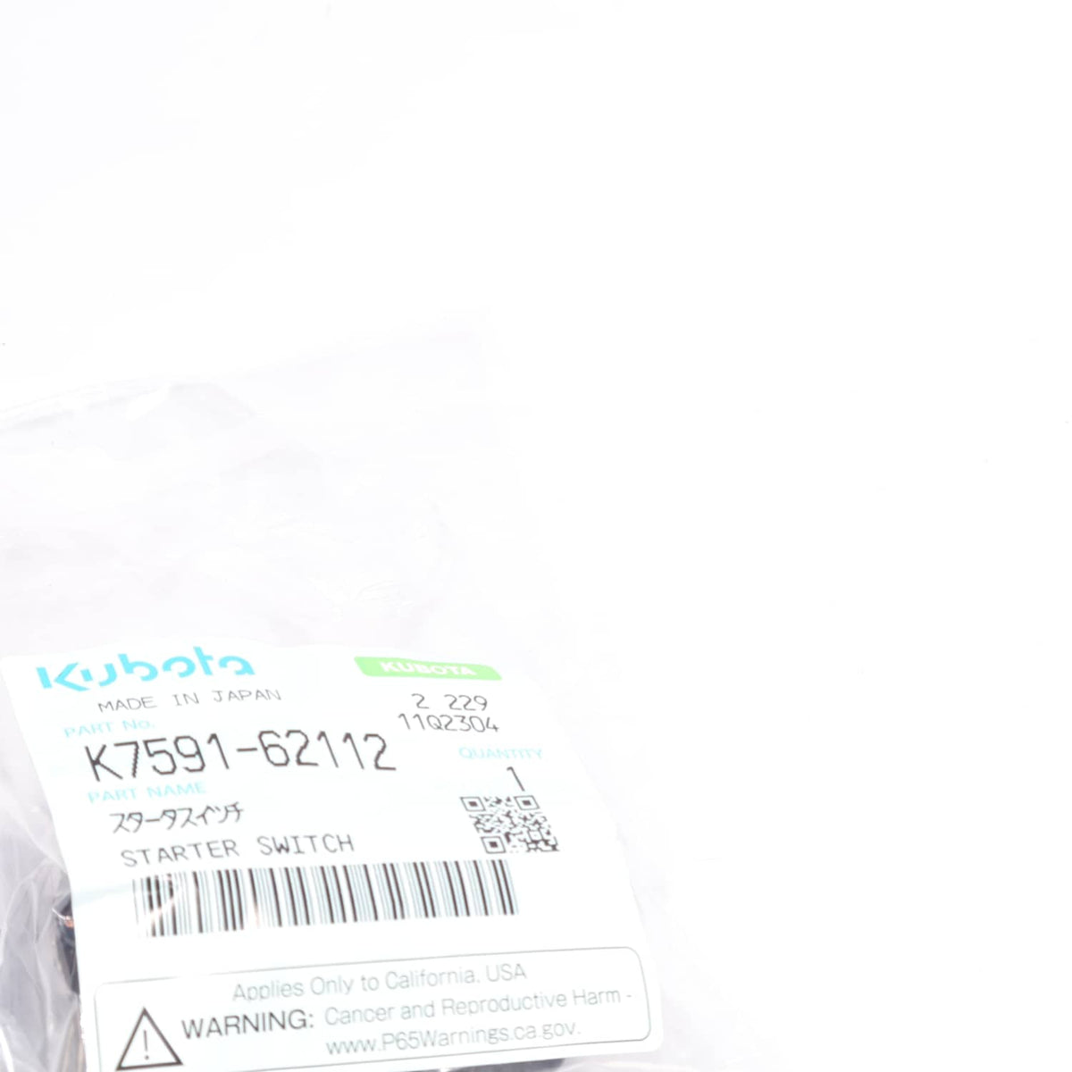 Kubota ANLASSERSCHALTER