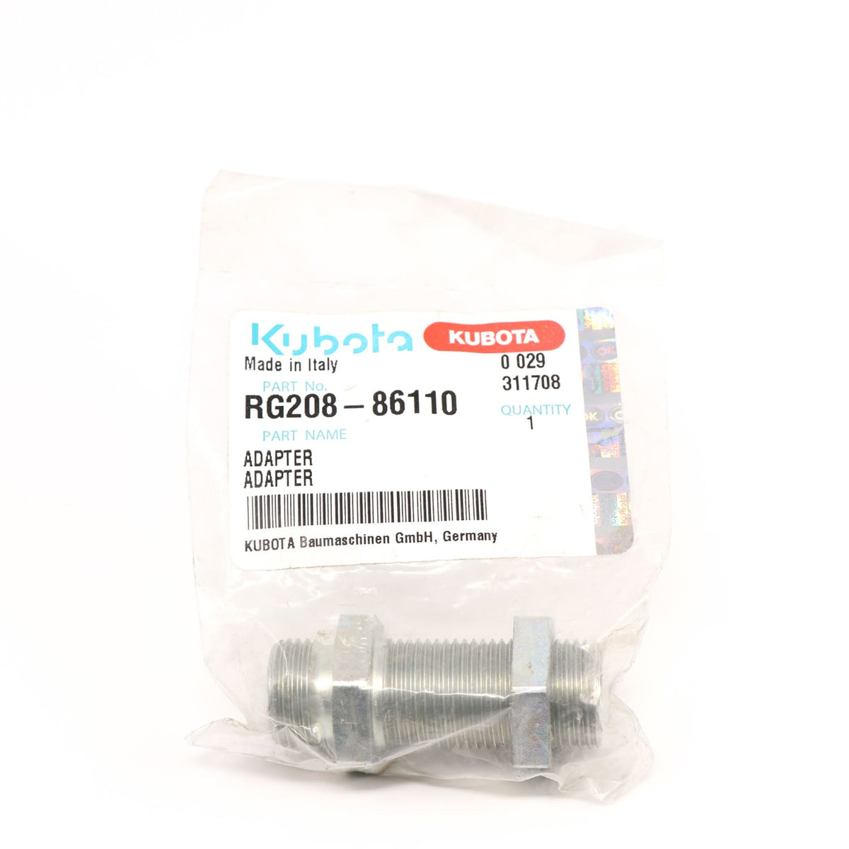 Kubota ANSCHLUSSSTUECK