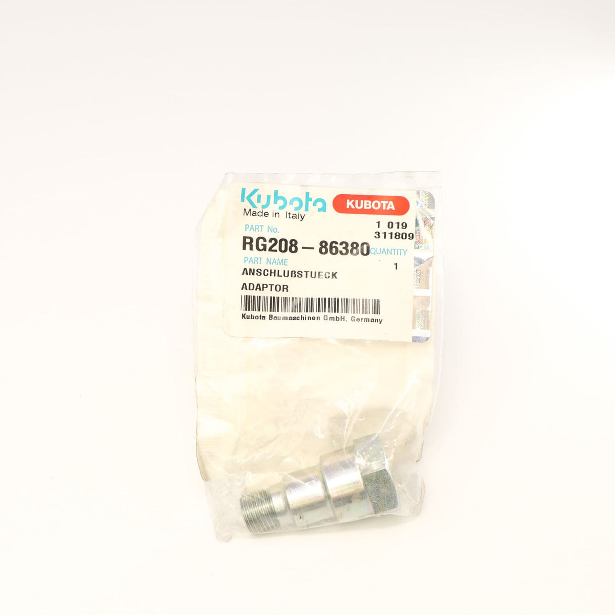 Kubota ANSCHLUSSSTUECK