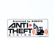 Kubota AUFKLEBER