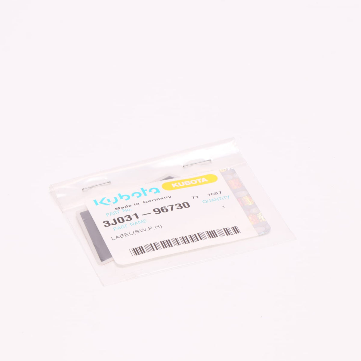 Kubota AUFKLEBER (SWITCH,P,H) PREMIUM