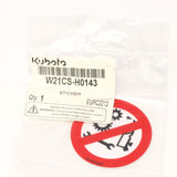 Kubota AUFKLEBER