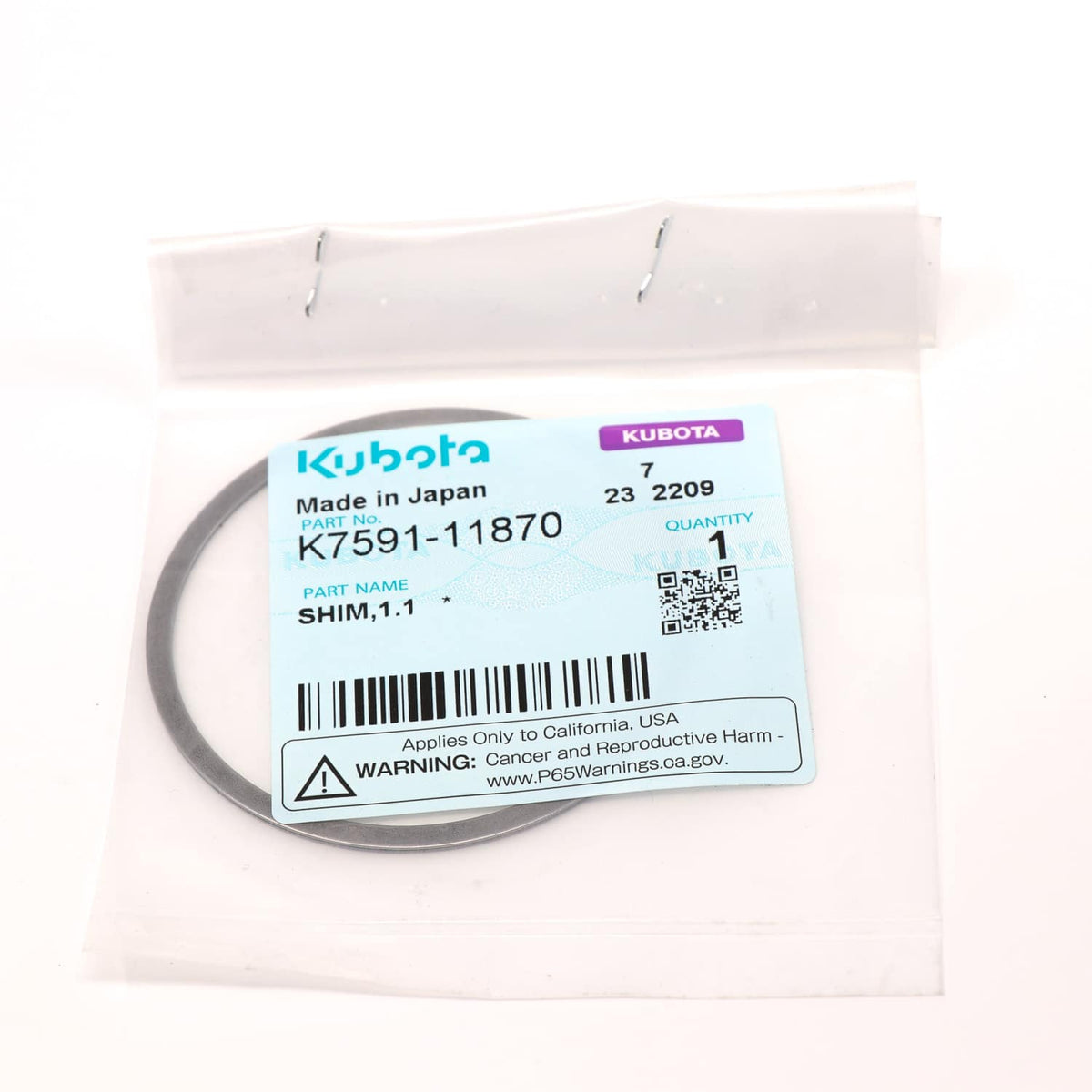 Kubota BEILAGE