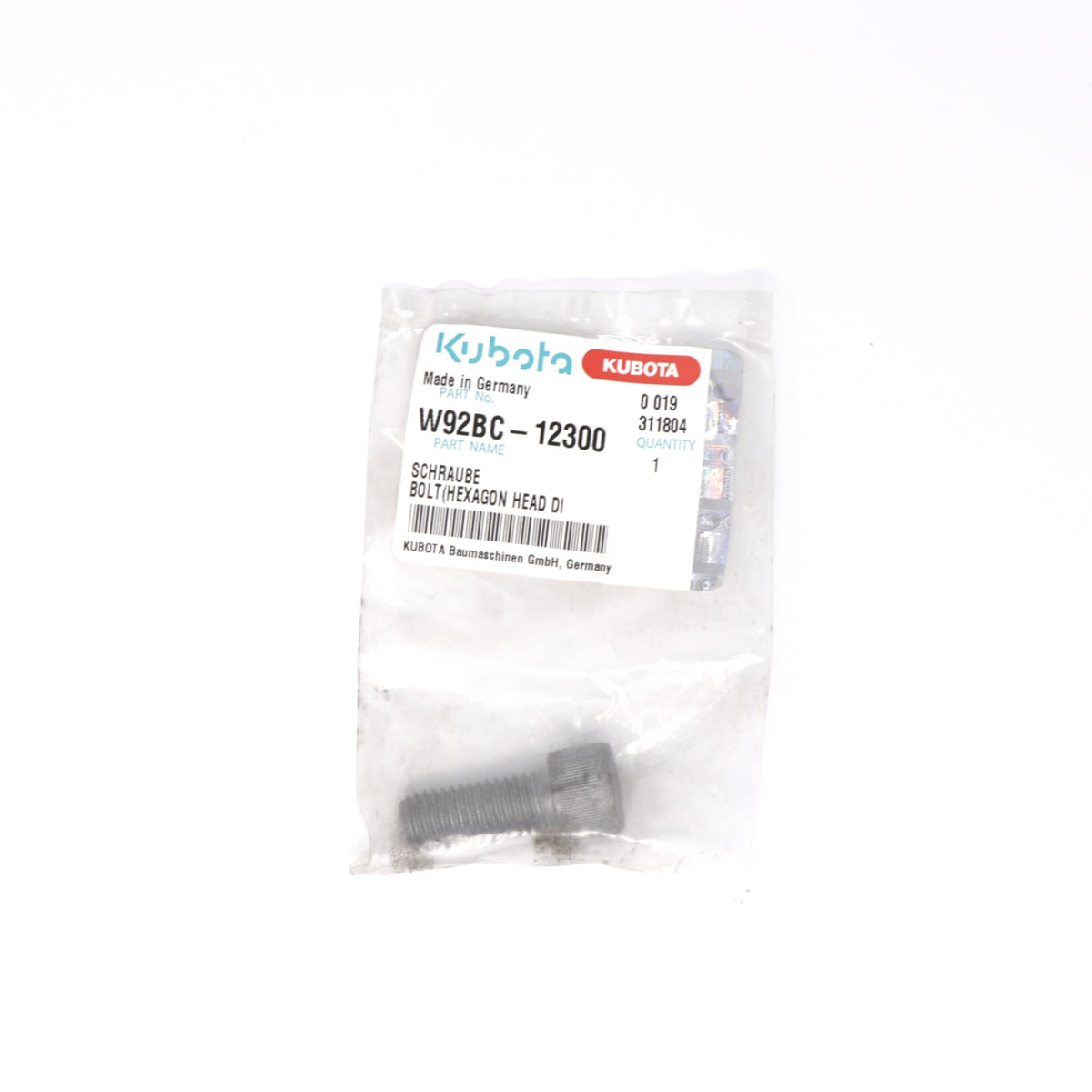 Kubota BOLZEN(HEXAGON HEAD DIN912)