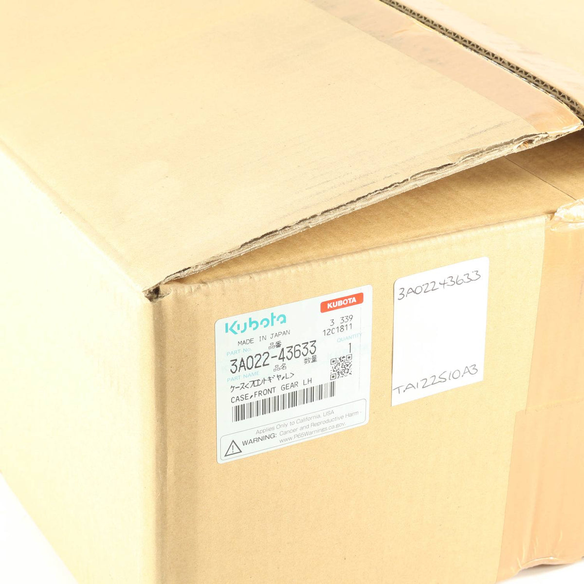 Kubota CASE,FRONT GEAR LH