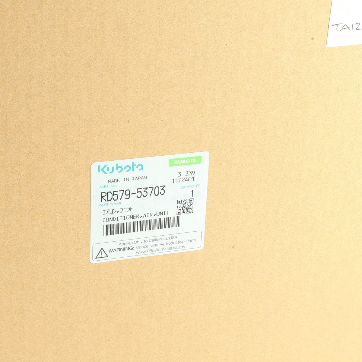 Kubota CONDITIONER,AIR,UNIT