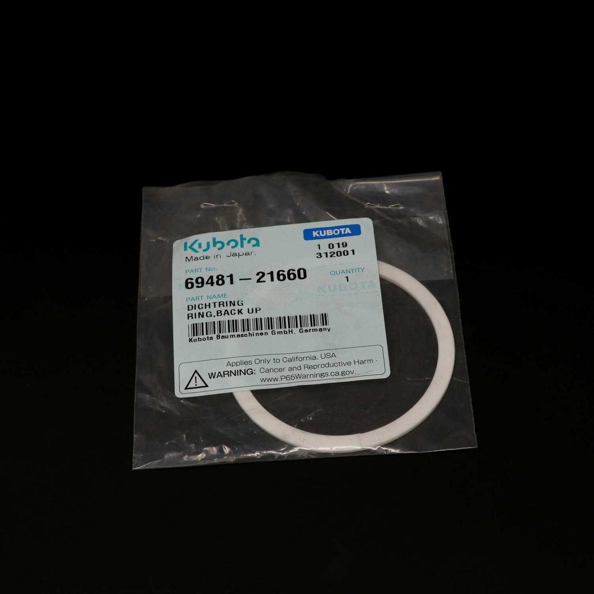 Kubota DICHTRING