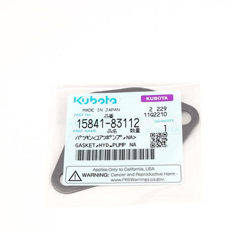 Kubota DICHTUNGSPLATTE