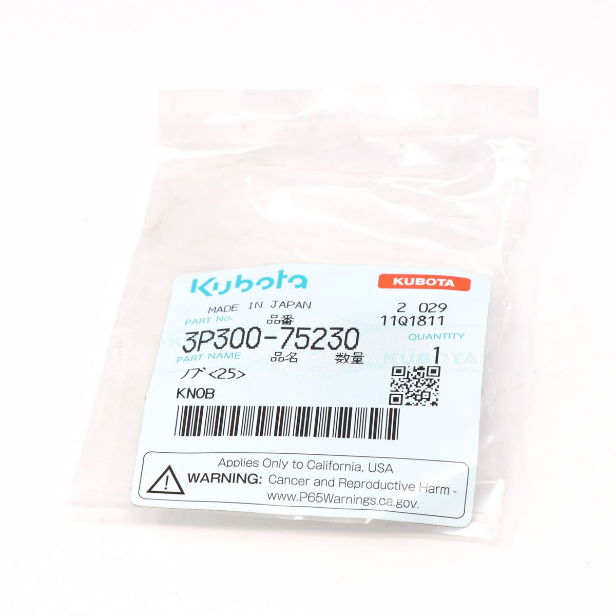 Kubota DREHKNOPF