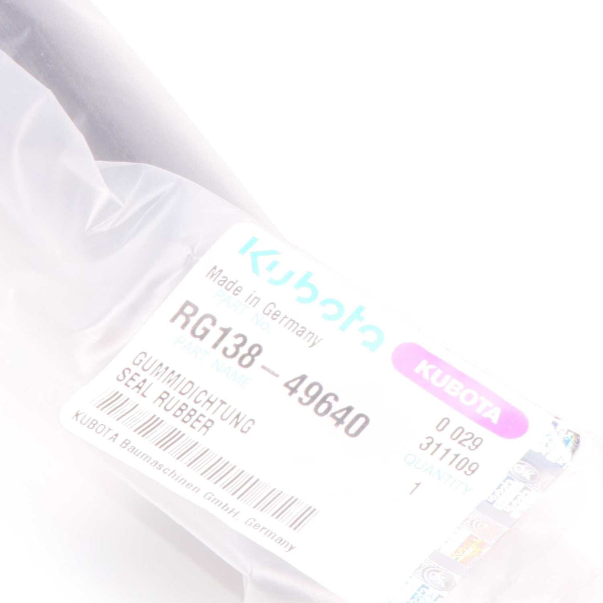 Kubota GUMMIDICHTUNG