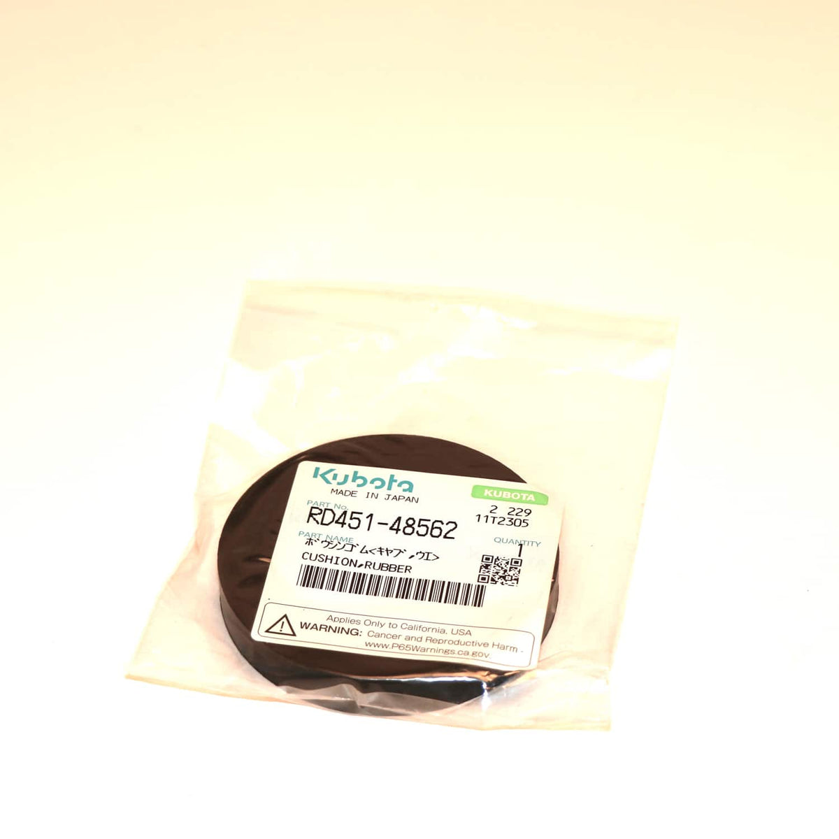 Kubota GUMMIKISSEN