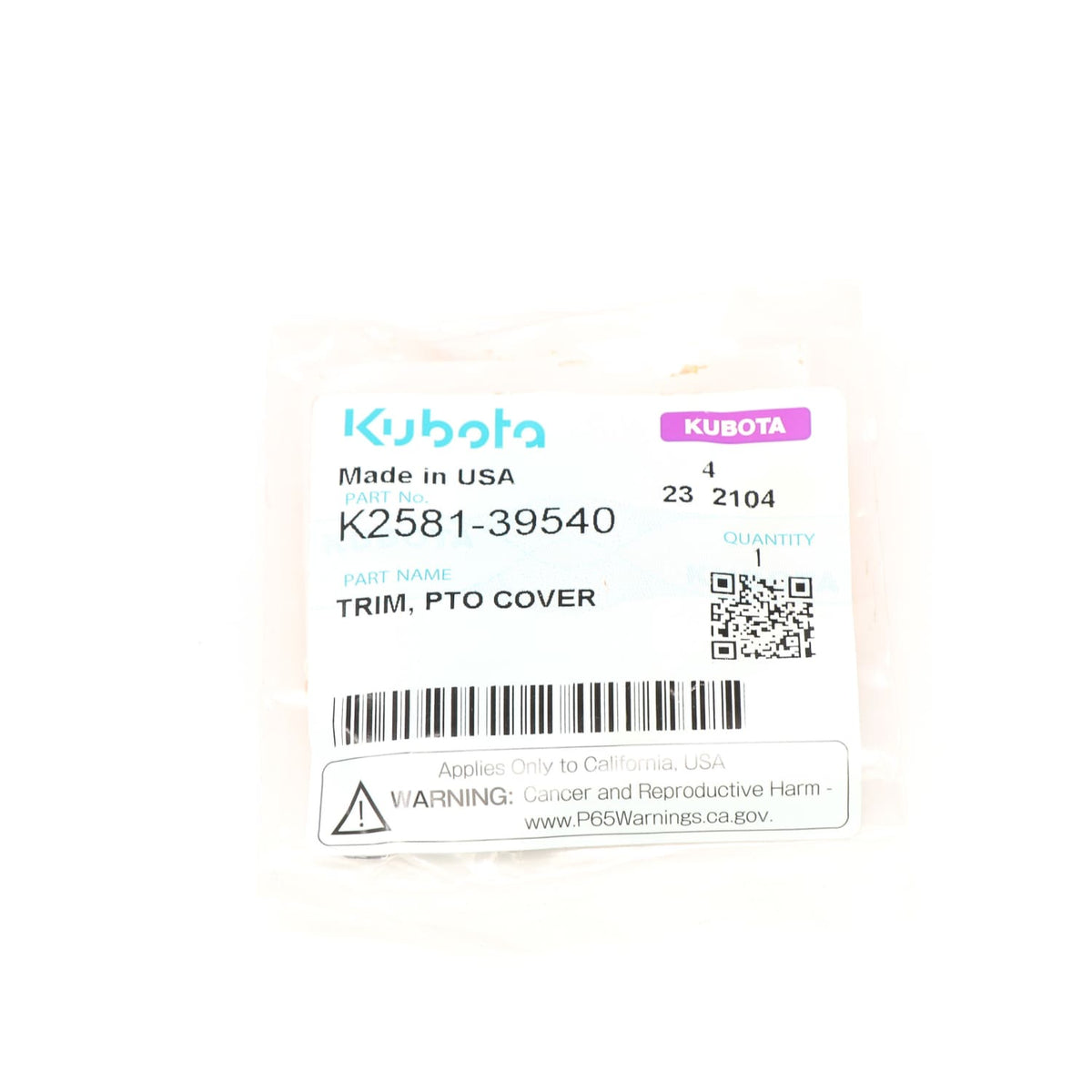 Kubota KANTENSCHUTZ