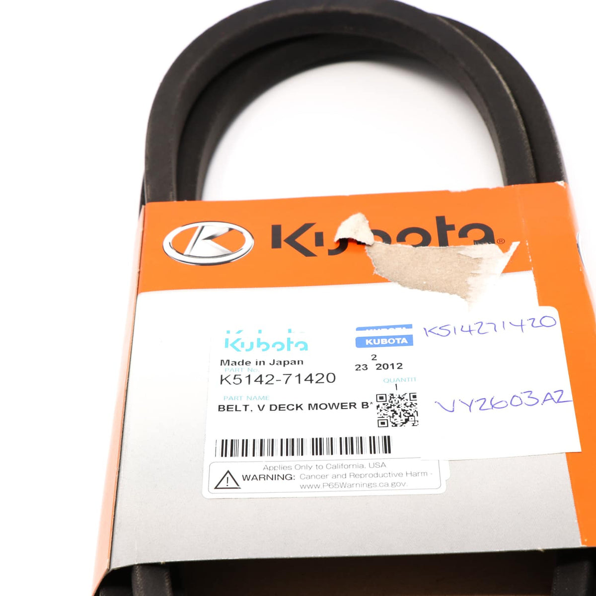 Kubota KEILRIEMEN