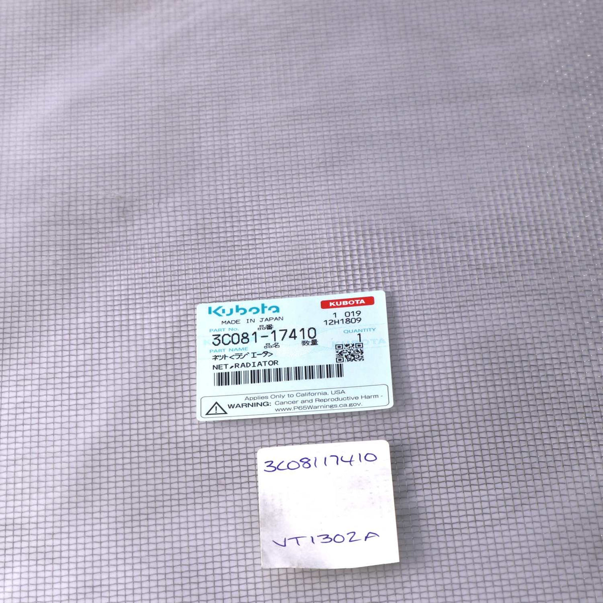 Kubota KUEHLERNETZ