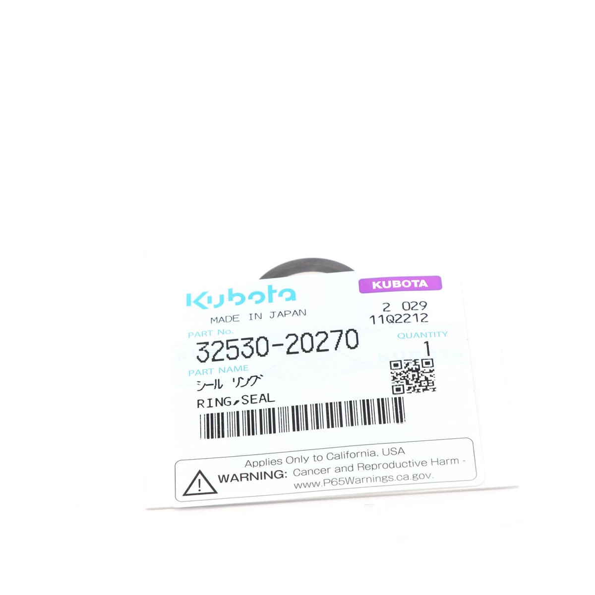 Kubota RING KAUTSCHUK