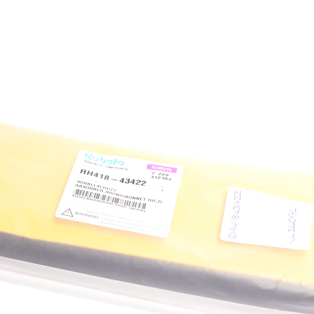 Kubota SCHALLSCHUTZ