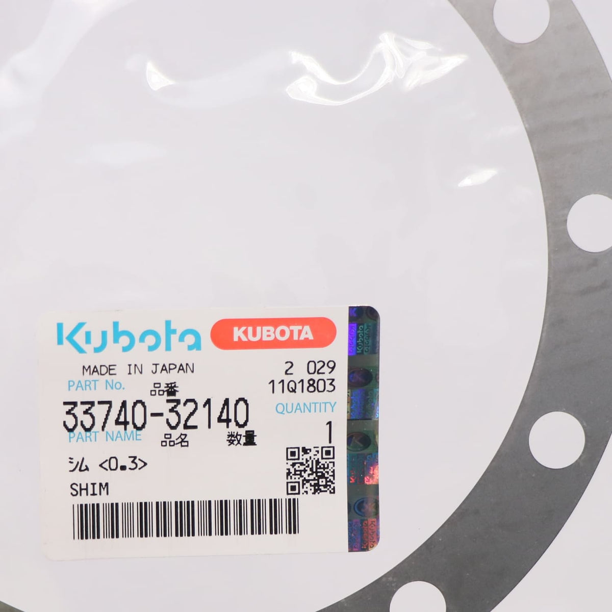 Kubota SCHEIBE
