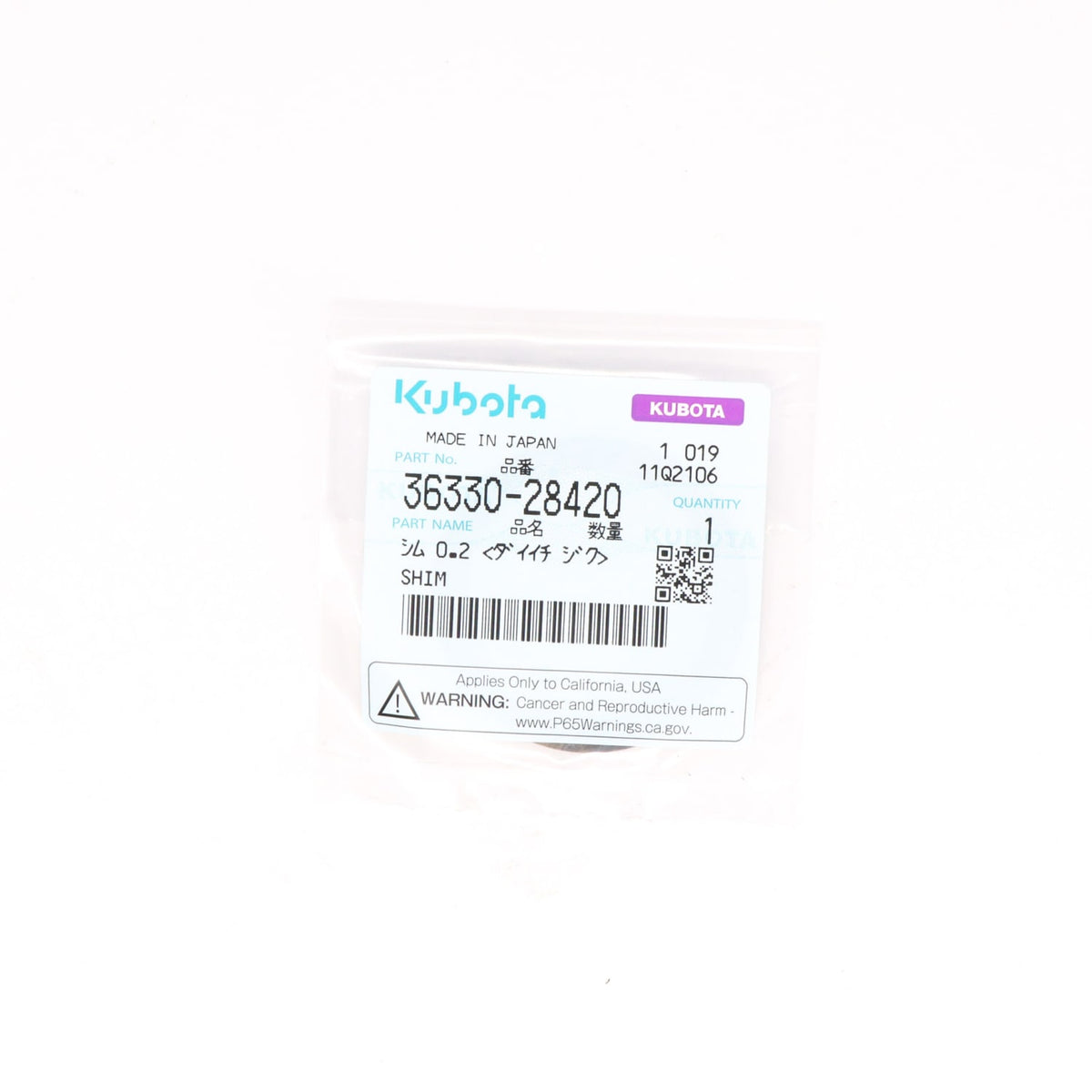 Kubota SCHEIBE
