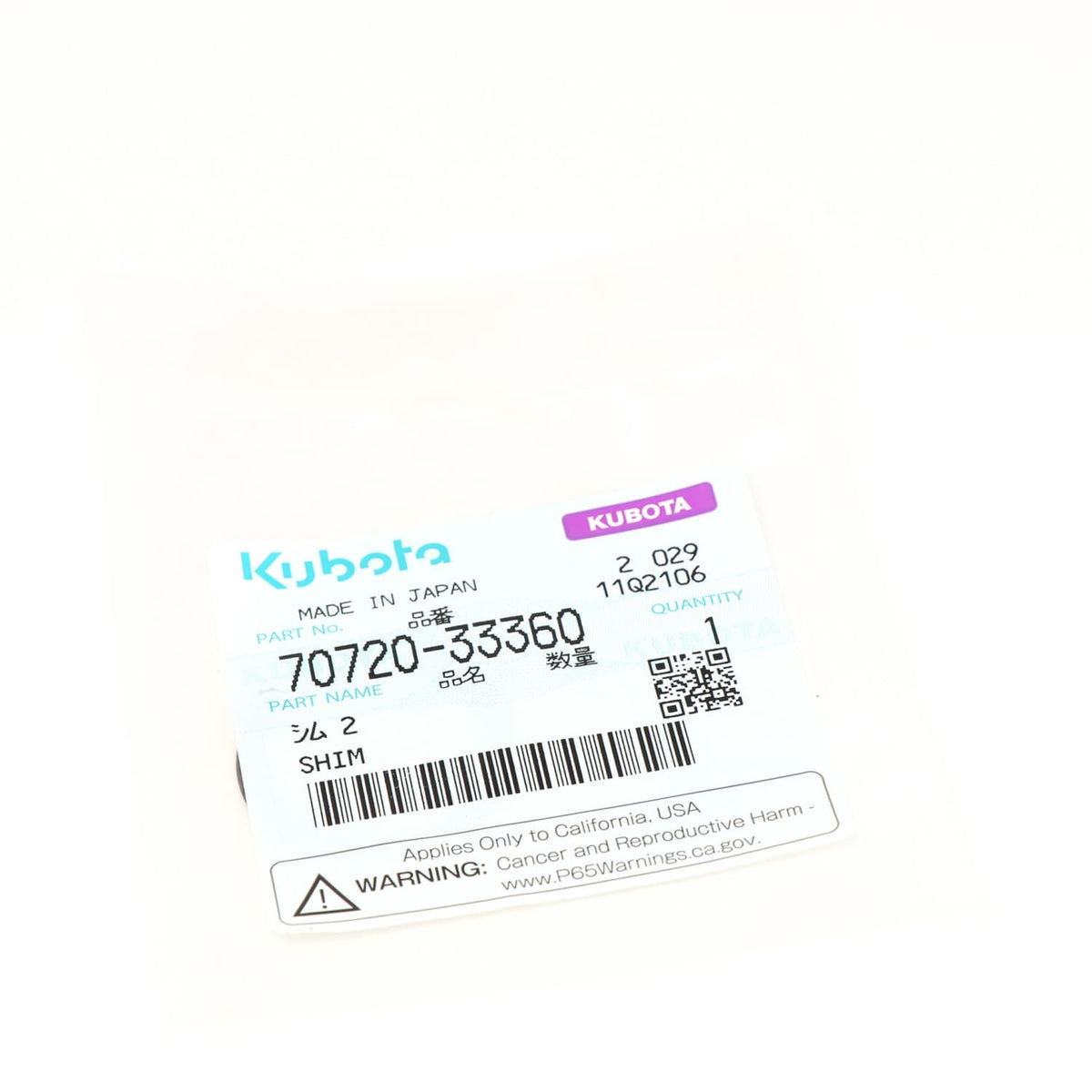 Kubota SCHEIBE