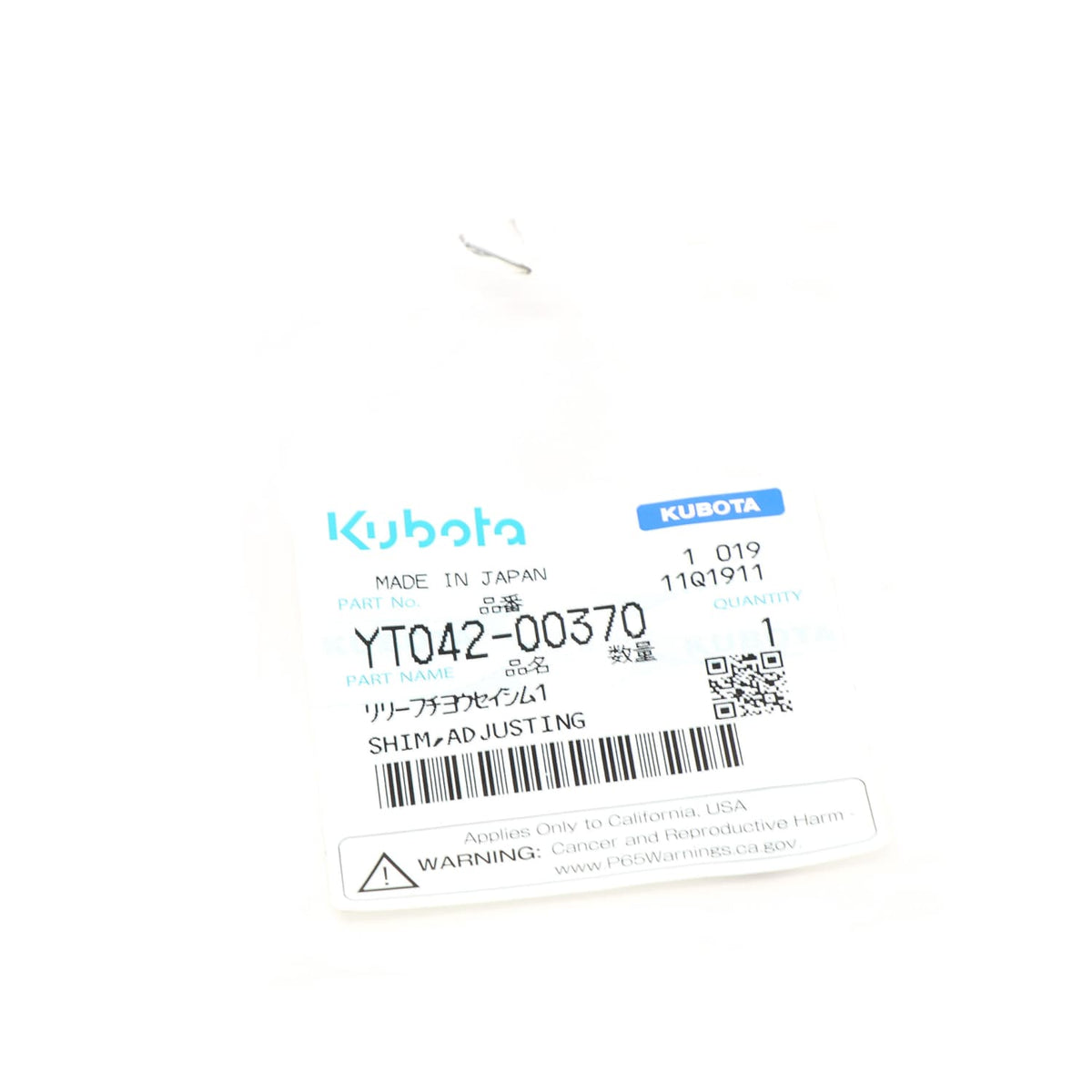 Kubota SCHEIBE