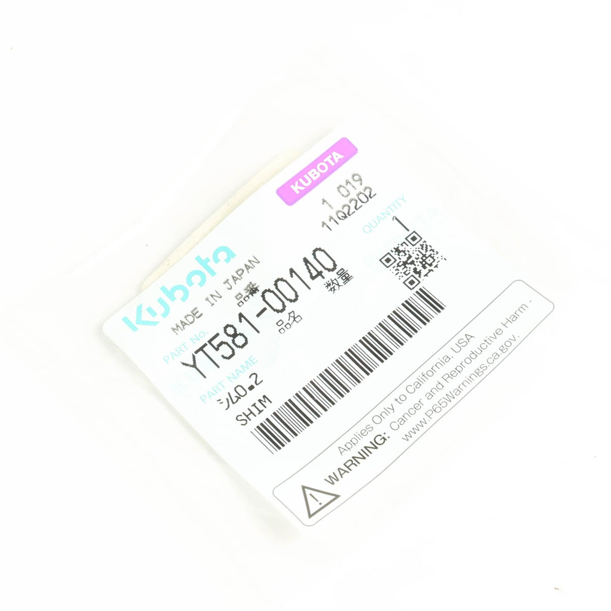 Kubota SCHEIBE