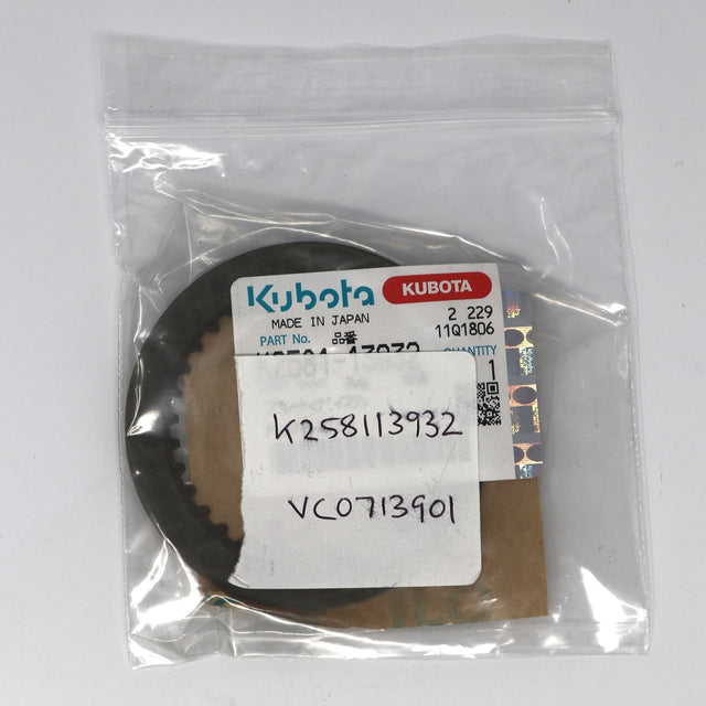 Kubota SCHEIBENPLATTE