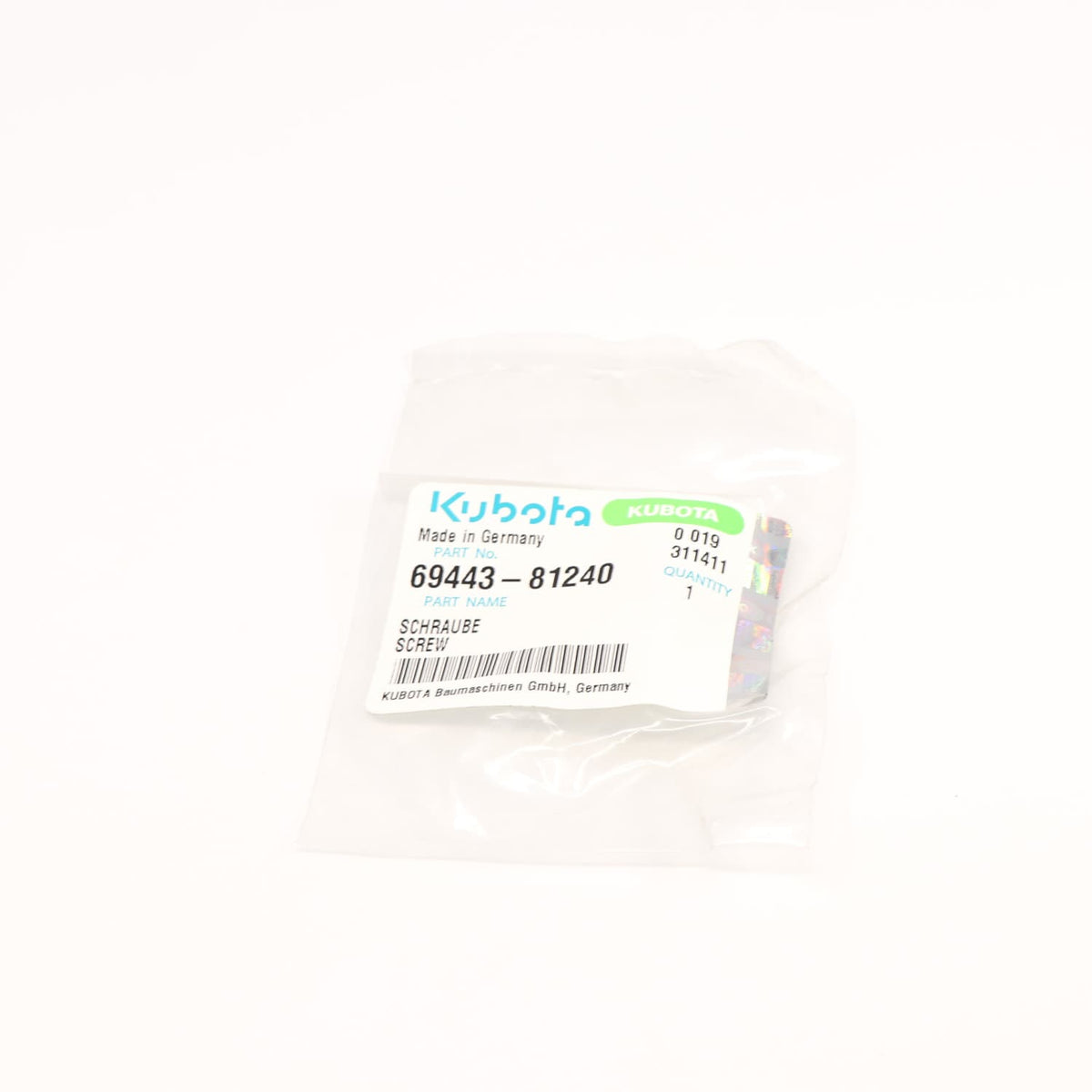Kubota SCHRAUBE