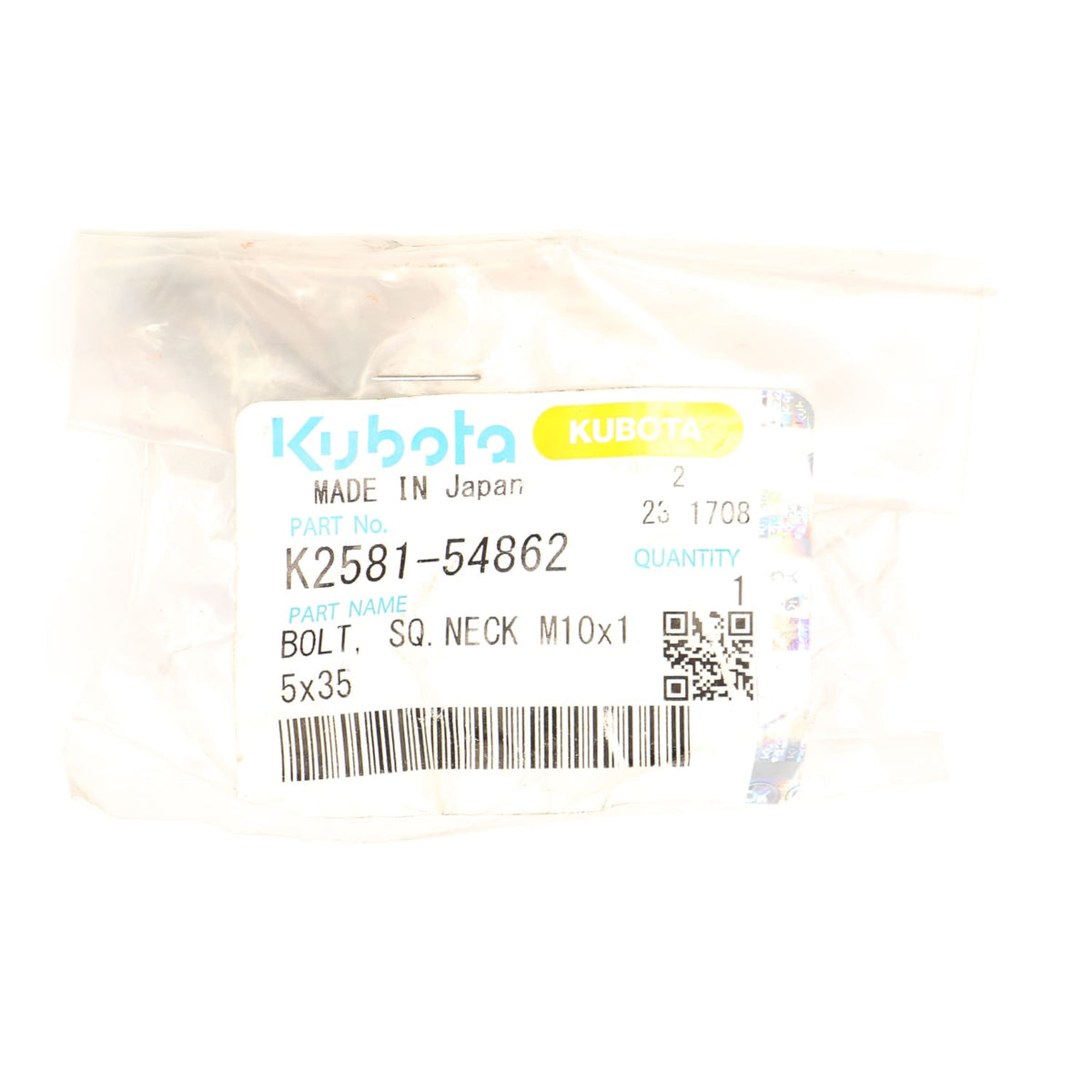 Kubota SCHRAUBE