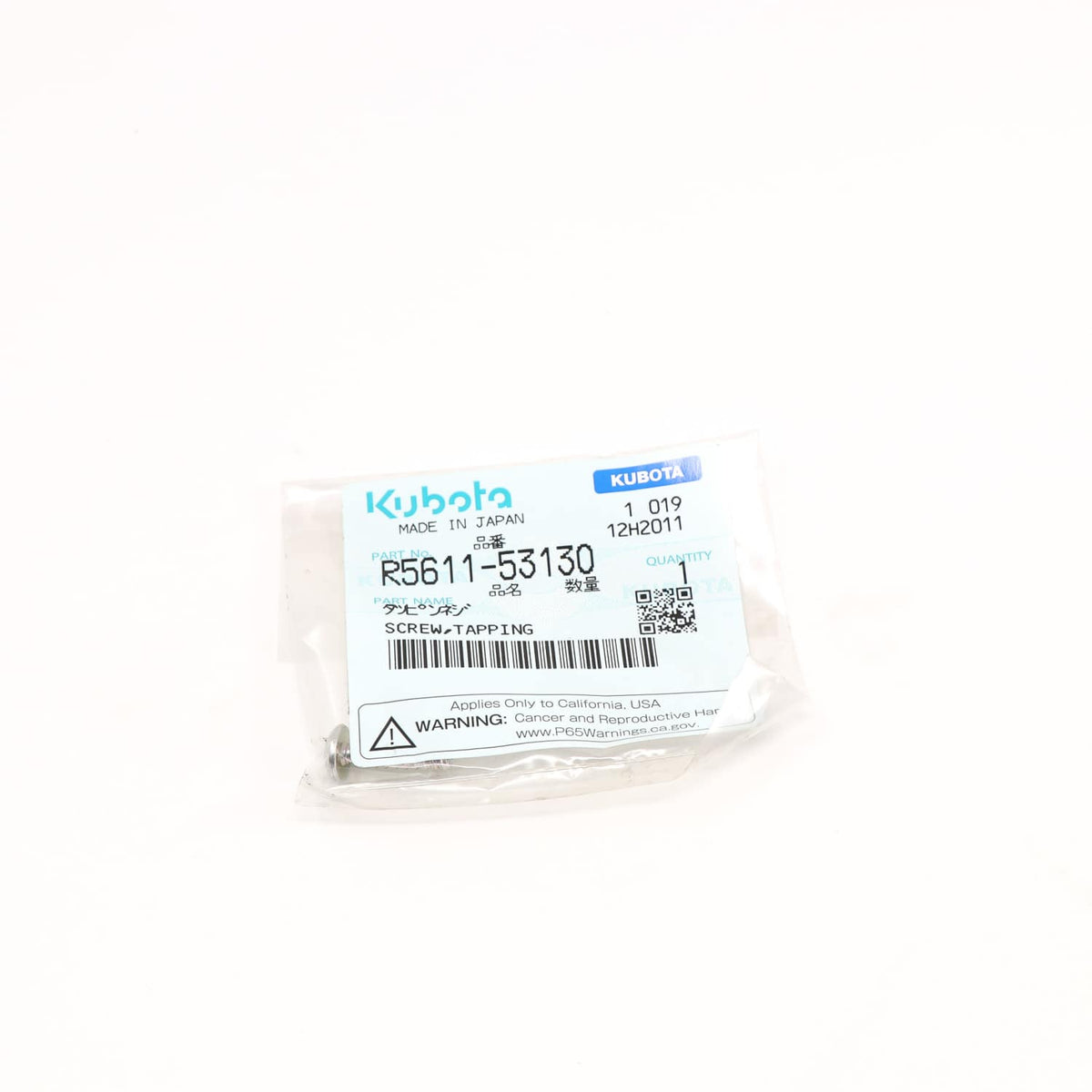 Kubota SCHRAUBE