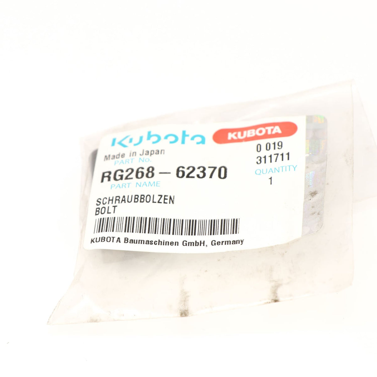 Kubota SCHRAUBE