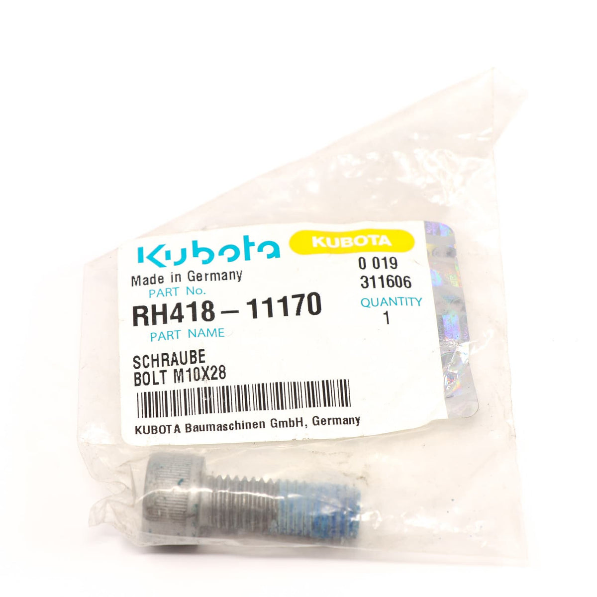 Kubota SCHRAUBE