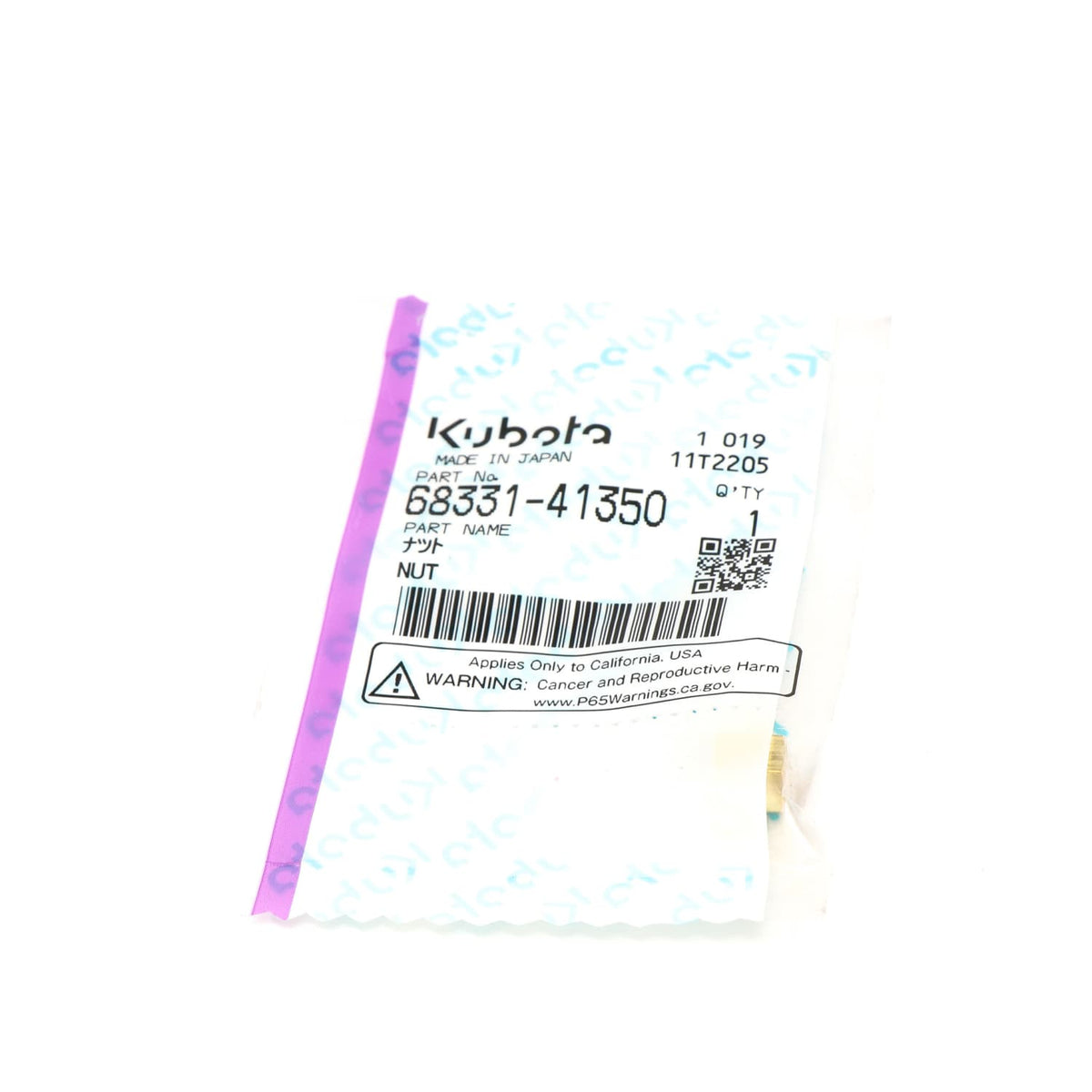 Kubota SCHRAUBENMUTTER