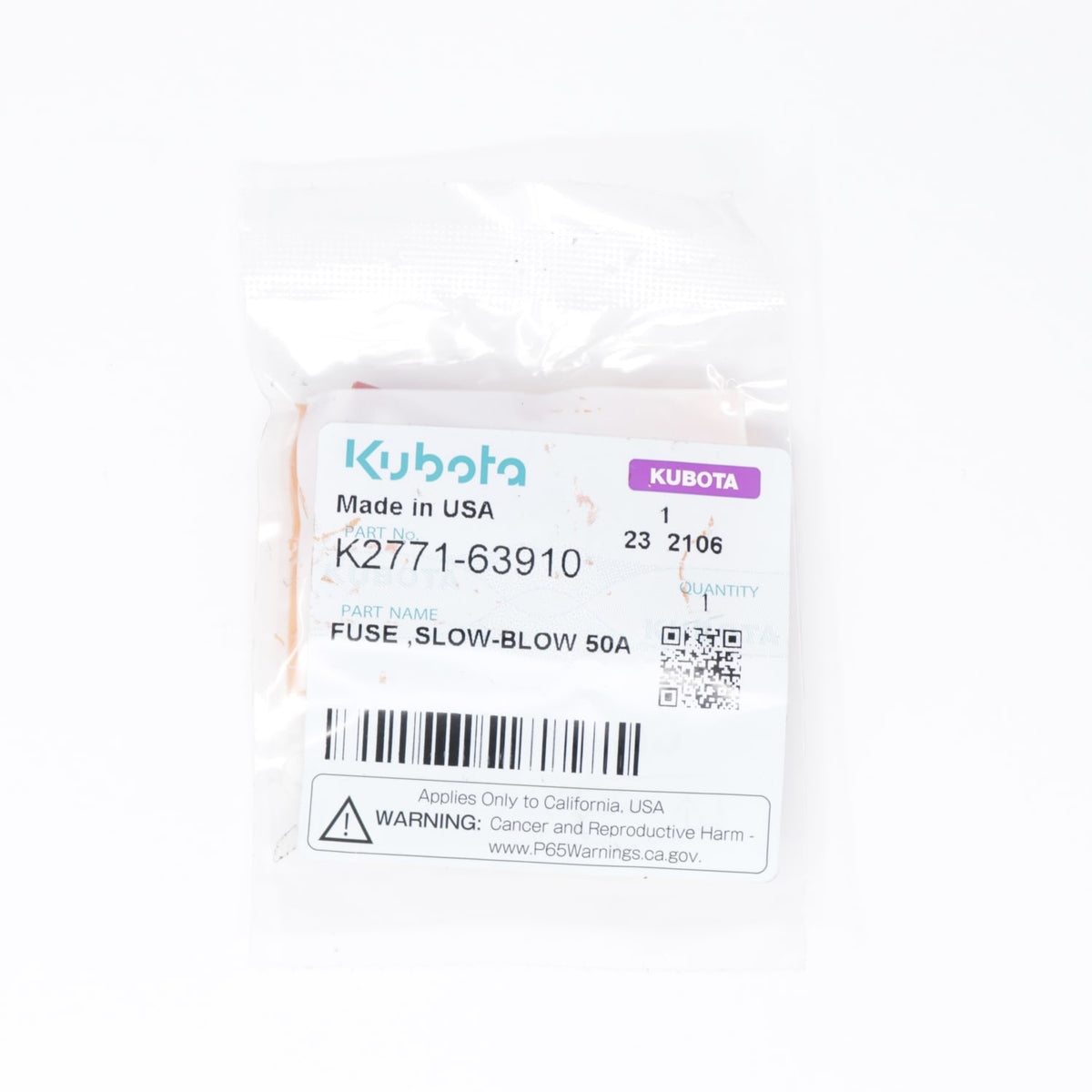 Kubota SICHERUNG