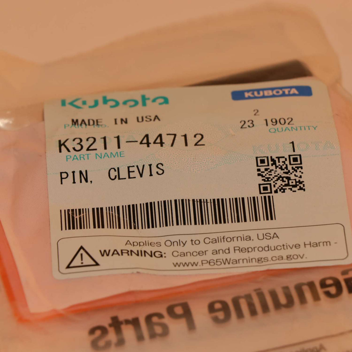 Kubota STIFT