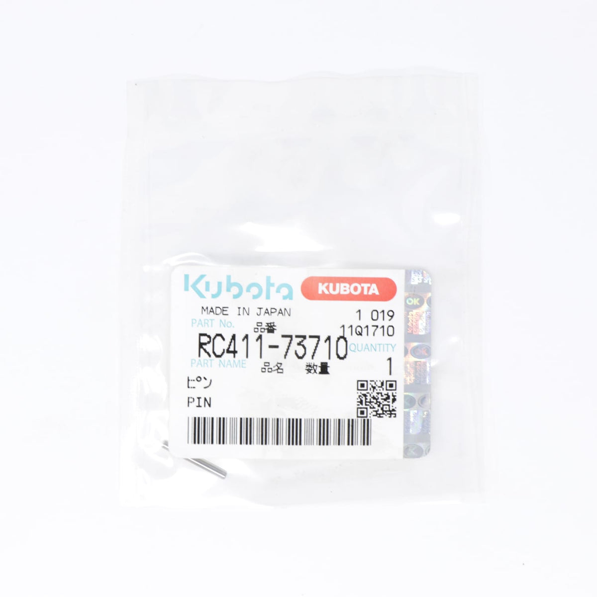Kubota STIFT Lenght:17,7 and Diam:2
