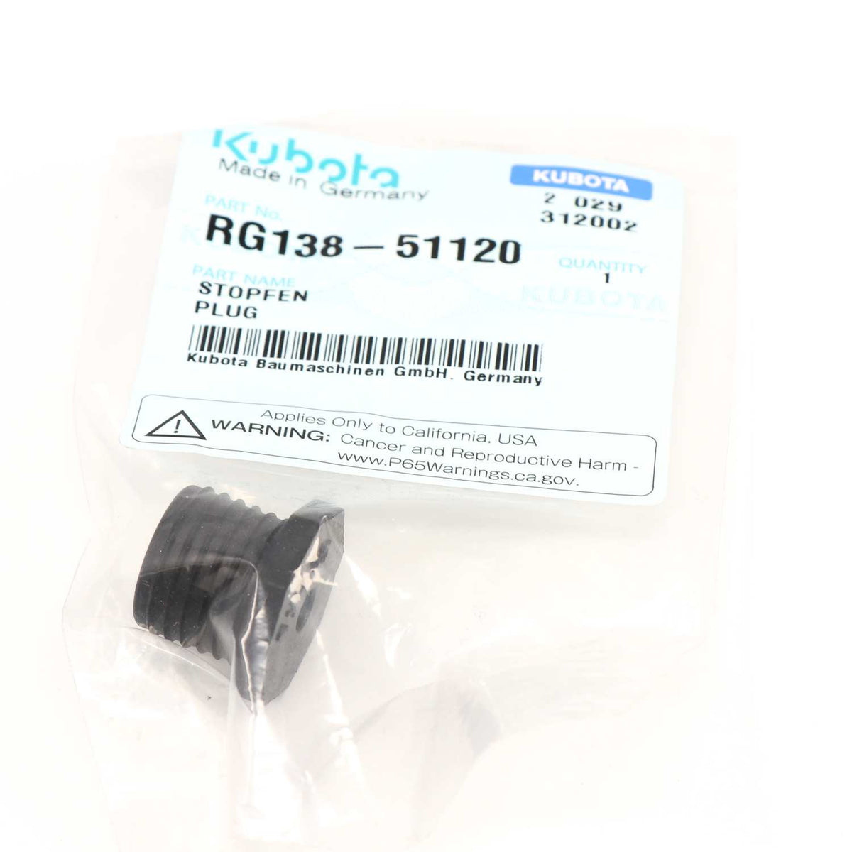 Kubota STOPFEN