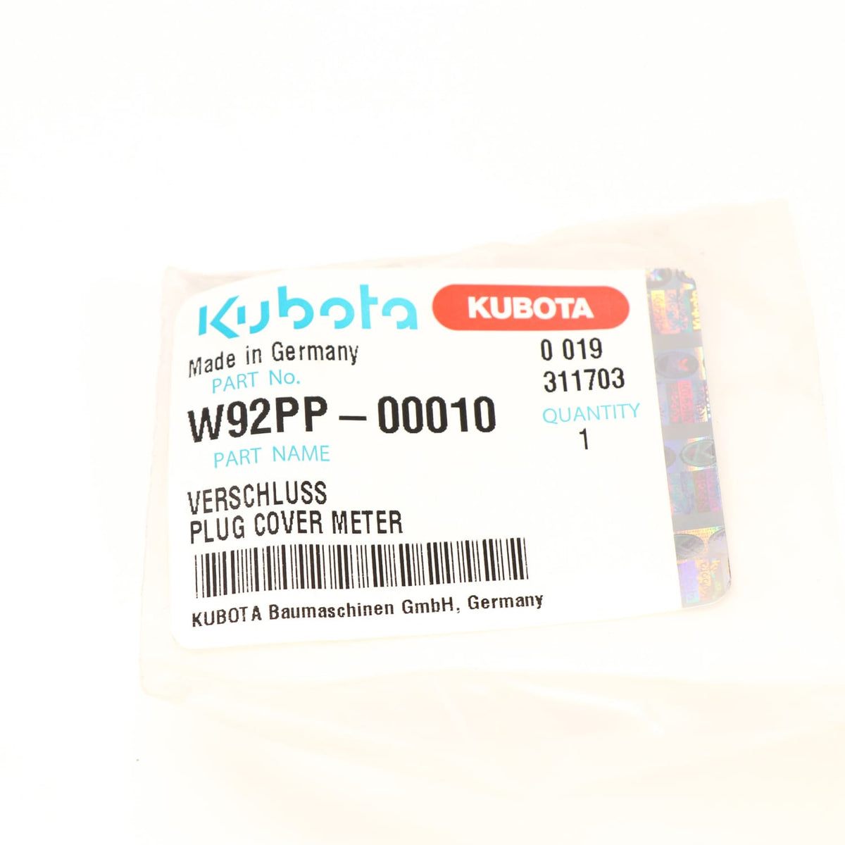 Kubota STOPFEN