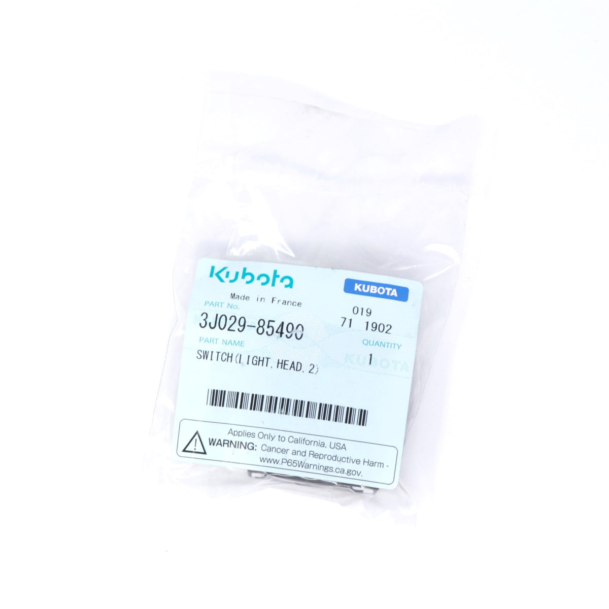 Kubota SWITCH(LIGHT,HEAD,2)