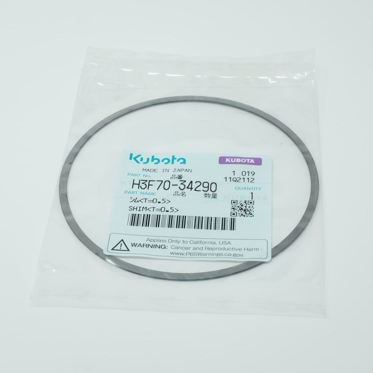 Kubota UNTERLEGSCHEIBE